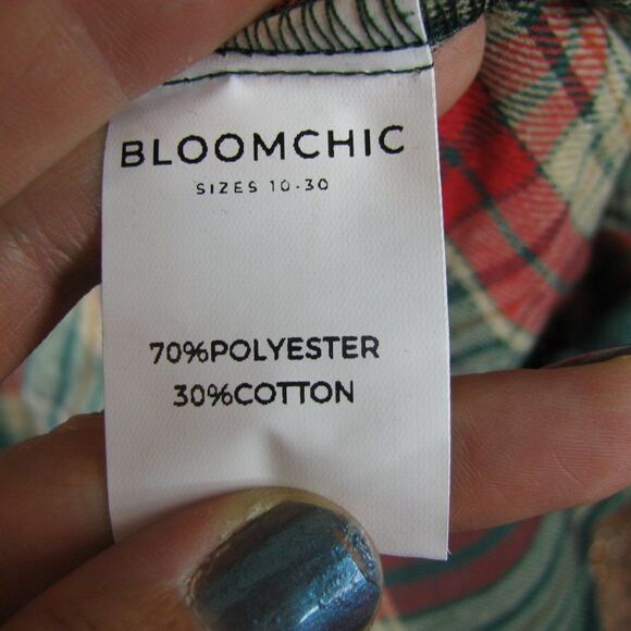 NWT BloomChic retro plaid dress - Picture 8 of 13